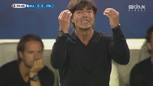 1-4, ALL-ITA (0-0): Quand Joachim Löw se met à faire l'Italien pour tenter de débloquer la situation