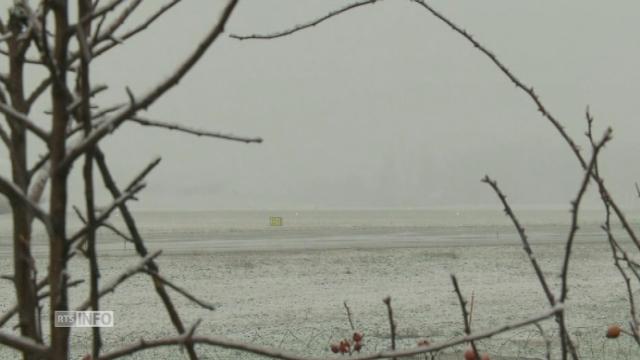 L'aéroport de Genève sous la neige