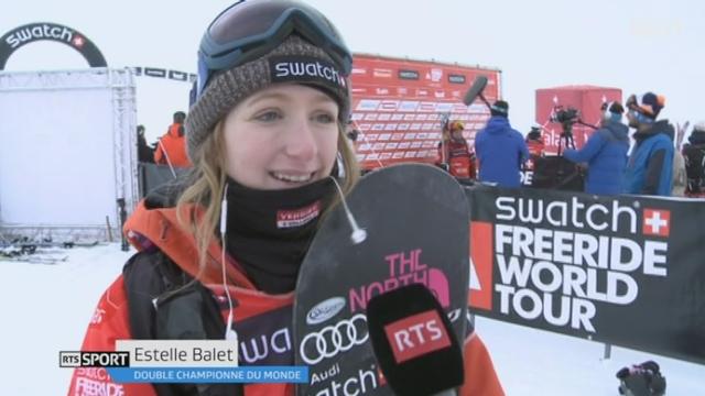 Snowboard - Xtreme de Verbier: Estelle Balet est championne du monde