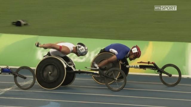 Le Thurgovien Marcel Hug décroche l'argent sur le 1500m en fauteuil roulant