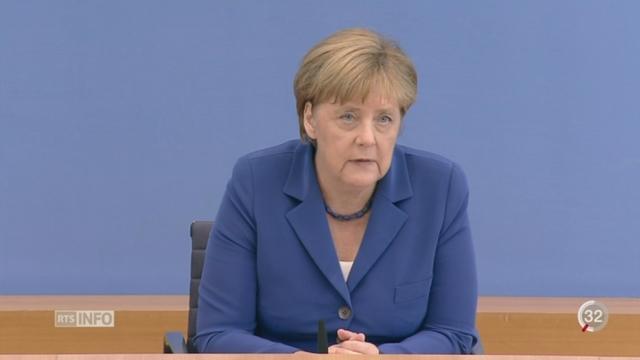 Allemagne: Angela Merkel défend sa politique d’accueil des réfugiés dans un discours