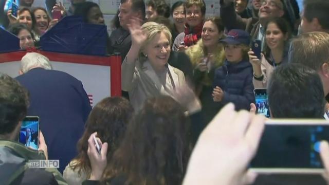 Hillary Clinton a voté près de son domicile dans l'Etat de New York