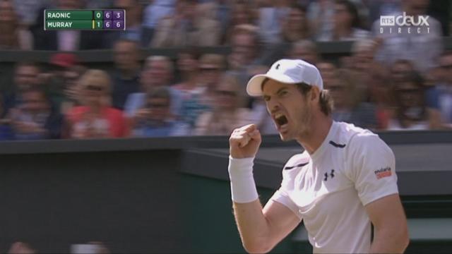 Finale messieurs. Milos Raonic (CAN) - Andy Murray (GRB) (4-6, 6-7): Andy Murray remporte ce tie-break et le 2e set