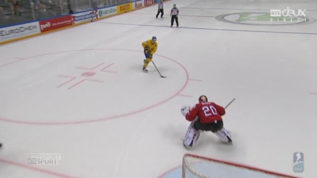 Suisse - Suède (2-3 tb): Andre Burakovksy marque le penalty gagnant pour la Suède