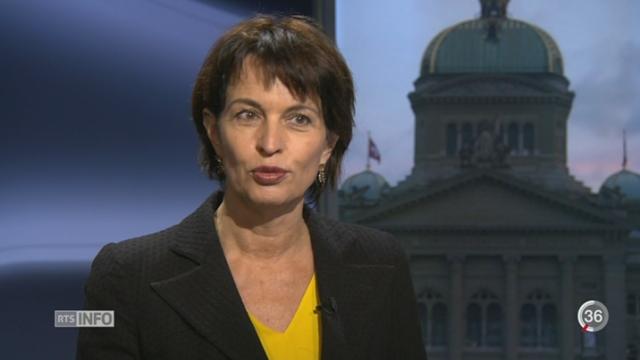 Votations - Nucléaire: la réaction de Doris Leuthard