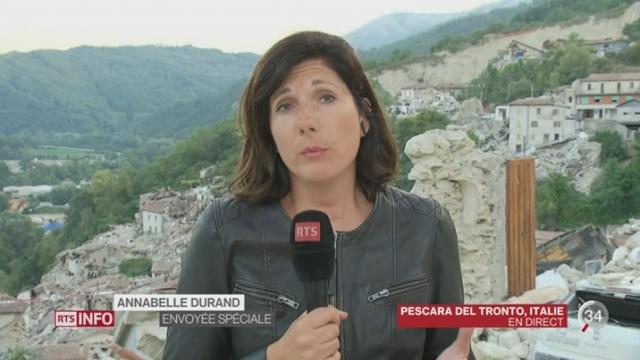 Séisme en Italie: Le point avec Annabelle Durand, depuis Pescara del Tronto, Italie