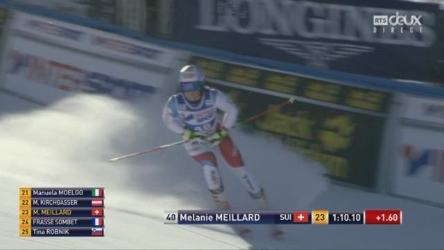 Géant, Sestrières (ITA), 1re manche: Mélanie Meillard (SUI) se qualifie pour la 2e manche