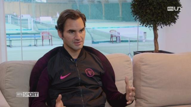 Tennis: entretien avec Roger Federer (1)