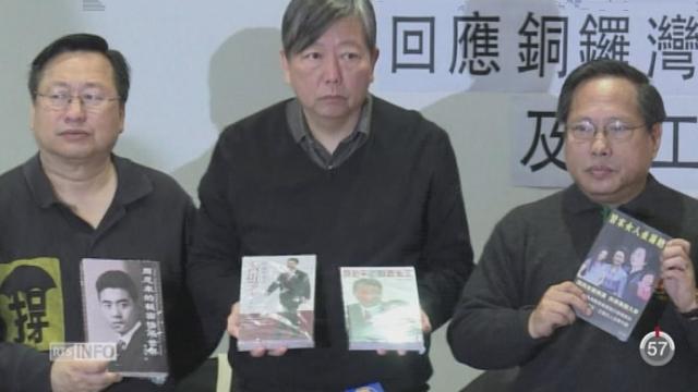 L’opposition hongkongaise accuse Pékin d’avoir organisé l’enlèvement de cinq libraires