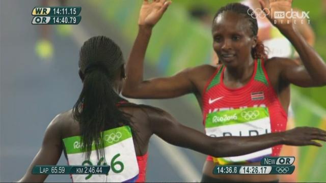 Finale dames, 5000 mètres: victoire de Vivian Scheruiyot (KEN) qui établit un nouveau record olympique