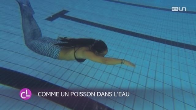 NE: Cindy Guyot donne des cours de mermaiding