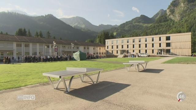 FR: le camp de base du service civil suisse inauguré au Lac Noir