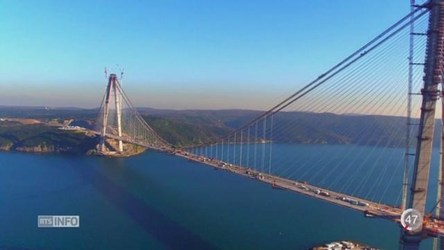 Turquie: un pont gigantesque sur le Bosphore a été conçu par un Suisse