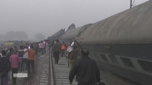 Un accident de train fait une centaine de morts en Inde