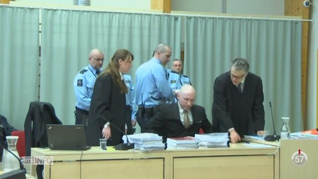 Anders Breivik assigne l'Etat norvégien en justice pour traitement inhumain