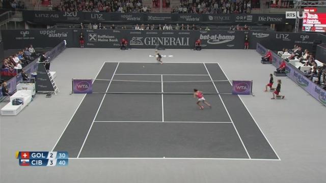 Tennis - Linz: Viktoria Golubic s'est heurtée à Dominika Cibulkova