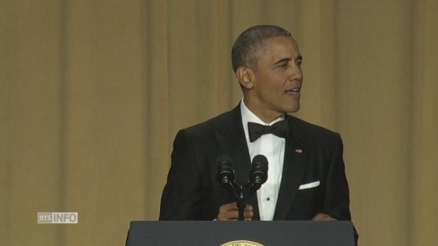 Barack Obama se paie la tête de Donald Trump au dîner de la Maison-Blanche