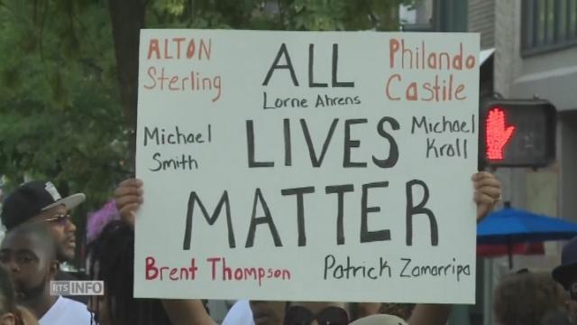 Les images des manifestations "Black Lives Matter" et "All Lives Matter" aux Etats-Unis