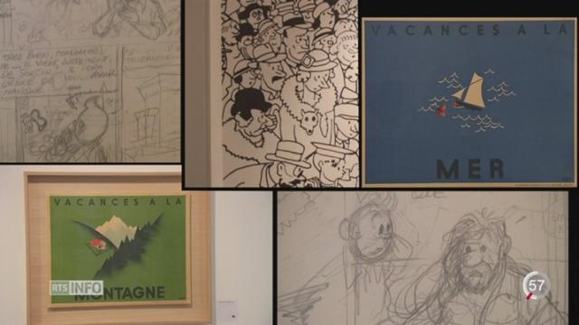 VD: le MUDAC expose Hergé