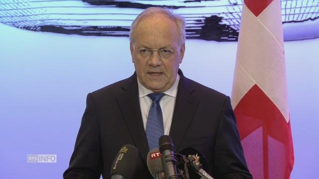 Johann Schneider-Ammann: "Pas d'informations sur d'éventuelles victimes suisses"