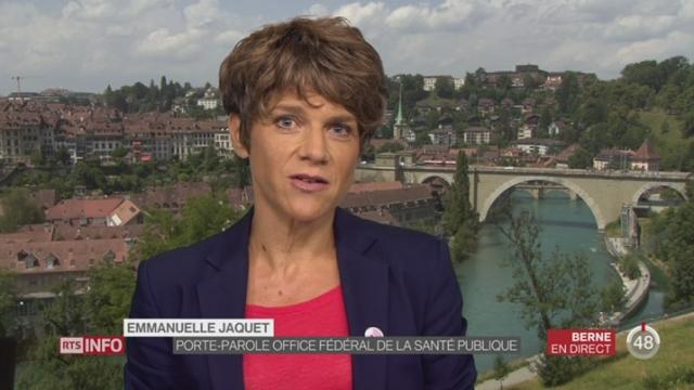 Campagne - Don d'organes: la déclaration d'Emmanuelle Jaquet, porte-parole de l'Office fédéral de la santé publique