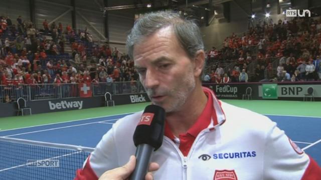 Tennis - Fed Cup: entretien avec Heinz Günthardt, capitaine de l'équipe de Suisse
