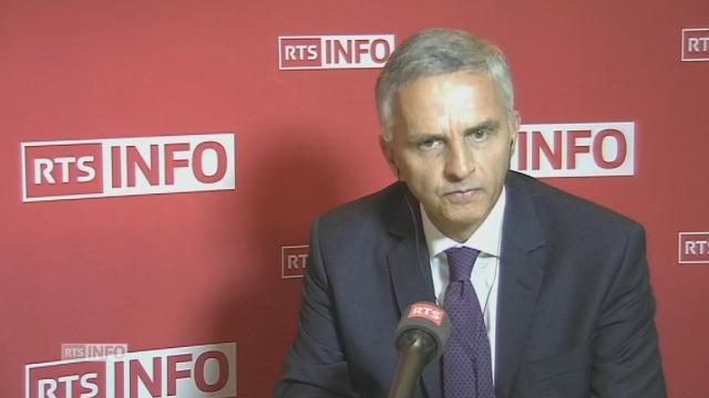 Didier Burkhalter: "Le monde change, les Etats-Unis changent. La Suisse pas tellement."