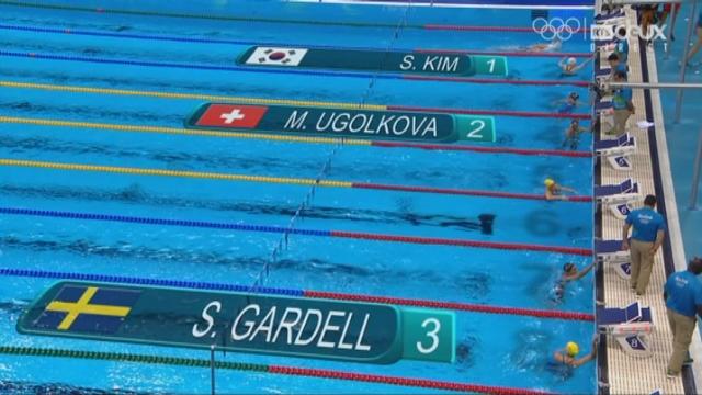 Natation 200m nage libre : 2e place pour la Suissesse Maria Ugolkova
