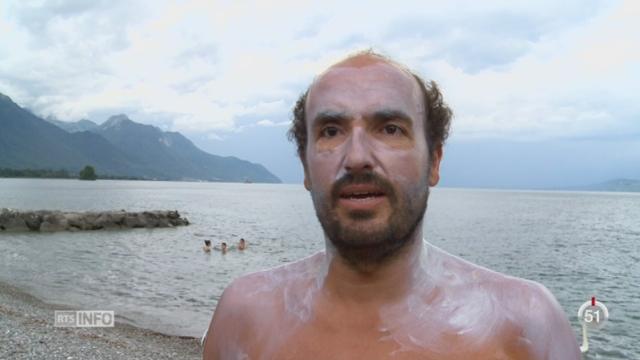 Jaime Caballero va rejoindre les deux côtes du lac Léman à la nage