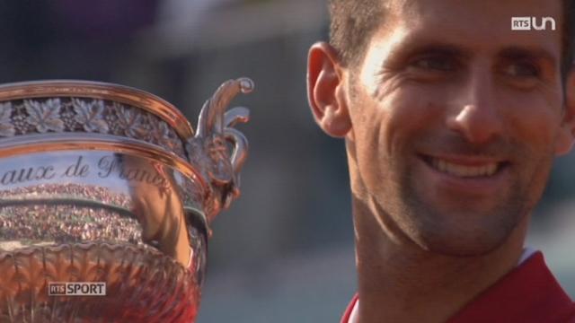 Tennis: Novak Djokovic remporte Roland-Garros en s'imposant face à Andy Murray en 4 sets
