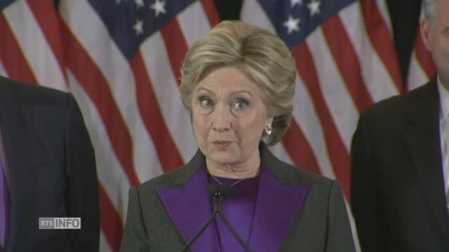 Hillary Clinton: "c'est douloureux et ça le restera longtemps"