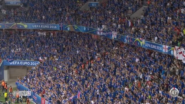 Euro 2016: l’Islande crée la surprise en éliminant l’Angleterre en huitième de finale