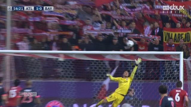 ½, Atl. Madrid – Bayern Munich (1-0): superbe frappe d'Alaba qui s'écrase contre la barre transverale