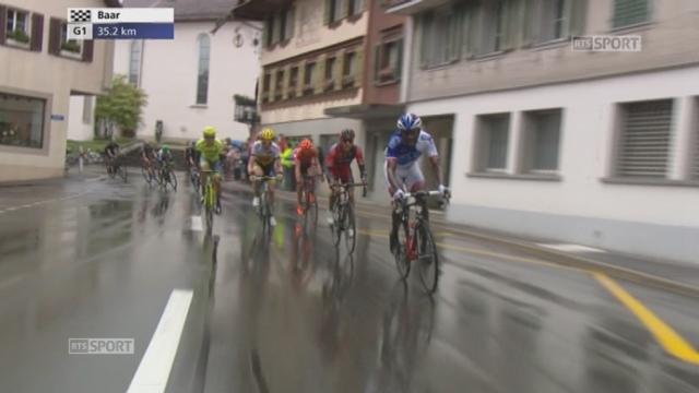 2e étape (Baar – Baar, 187,6 km): les quatre hommes de tête sont rejoints à 35 km de l’arrivée