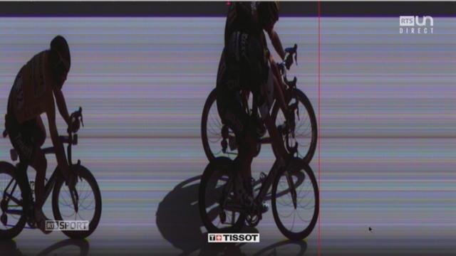 4e étape (Saumur . Limoges, 237,5 km). L'étape la plus longue du Tour 2016 et pourtant, il n'y aura que quelques millimètres entre les deux premiers : Marcel Kittel (ALL) bat d'un souffle le Français