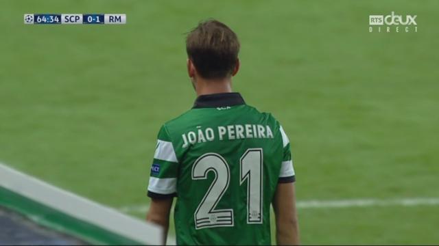 Gr.F, Sporting – Real Madrid (0-1): Joao Pereira se fait exclure à la 63e minute