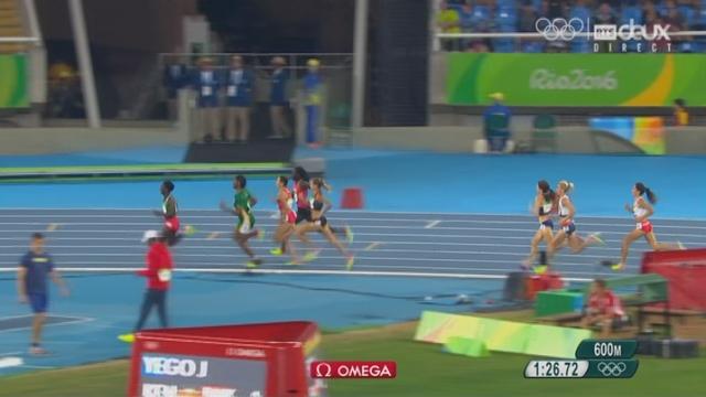 Athlétisme femmes: finale 800m: Caster Semenya (RSA) s'impose devant Francine Niyonsaba (BDI) et Margaret Wambui (KEN)