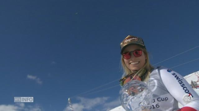 Ski - Coupe du monde de Saint-Moritz: Lara Gut remporte son deuxième globe en Super-G