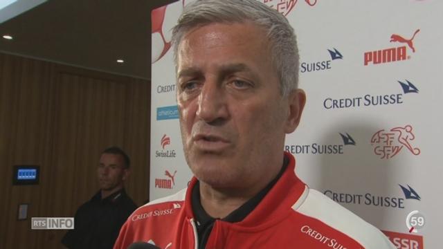 Football - Euro: les joueurs de l’équipe suisse se préparent à jouer contre la Moldavie