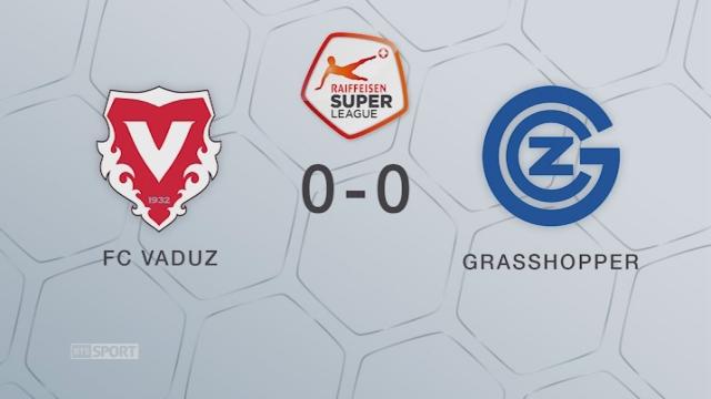 Vaduz - Grasshopper (0-0): le résumé de la rencontre