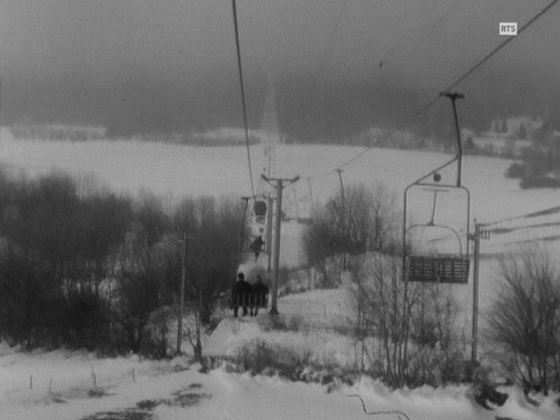 La station de ski de Chasseral, parée. [RTS]