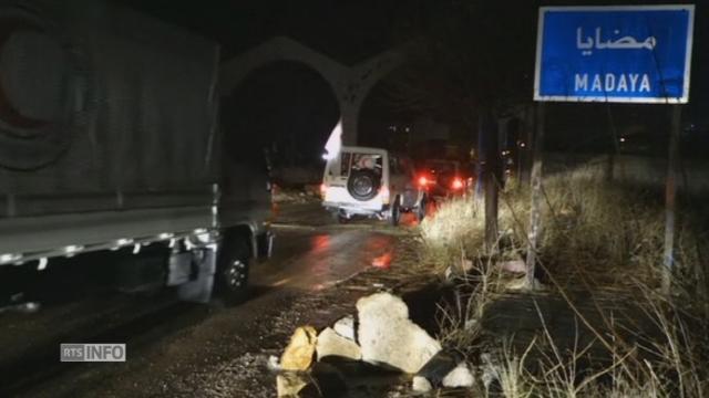 Un nouveau convoi d'aide humanitaire est entré dans Madaya