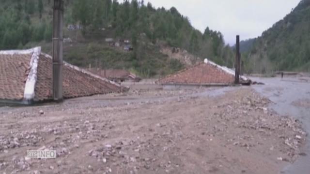 Graves inondations en Corée du Nord