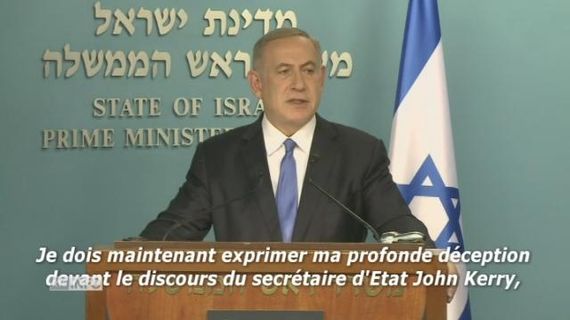 Benjamin Netanyahu dénonce le discours de John Kerry