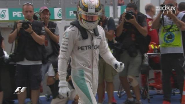 Q3: 57e pôle position pour Lewis Hamilton (GRB) qui s'élancera en compagnie de Nico Rosberg (GER) devant Max Verstappen (BEL) et Daniel Ricciardo (AUS), tout deux en 2e ligne