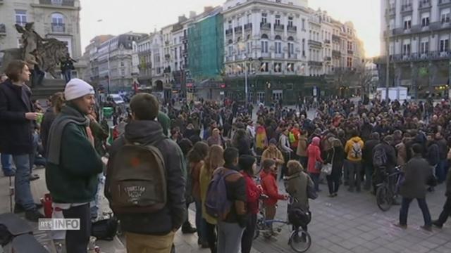 Rassemblement à Bruxelles en hommage aux victimes