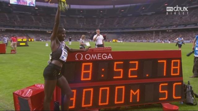 Meeting de Paris, 3000m Steeple femmes: Ruth Jebet (BRN) signe un nouveau record du monde avec un temps de 8:52.78