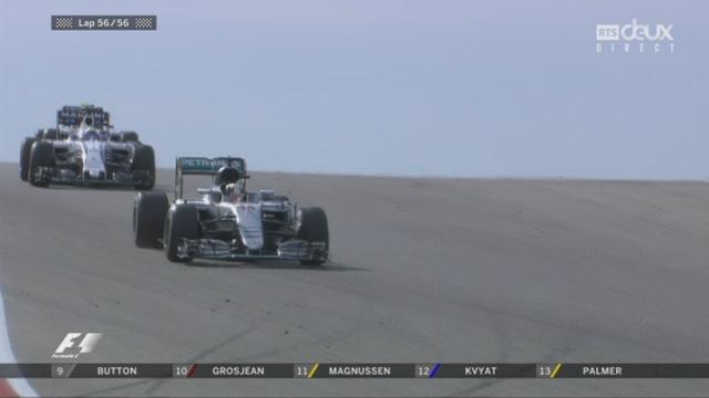 Dernier tour: encore un doublé Mercedes, avec Hamilton devant Rosberg