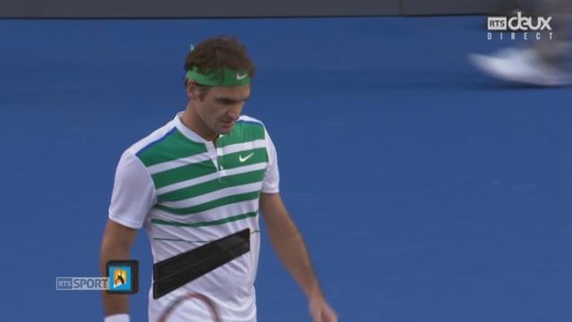 1er tour, Roger Federer (SUI) - Nikoloz Basilashvili (GEO) (6-2, 6-1): Break et set Federer