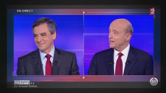 France: le débat apaisé entre Fillon et Juppé a tout de même souligné quelques divergences